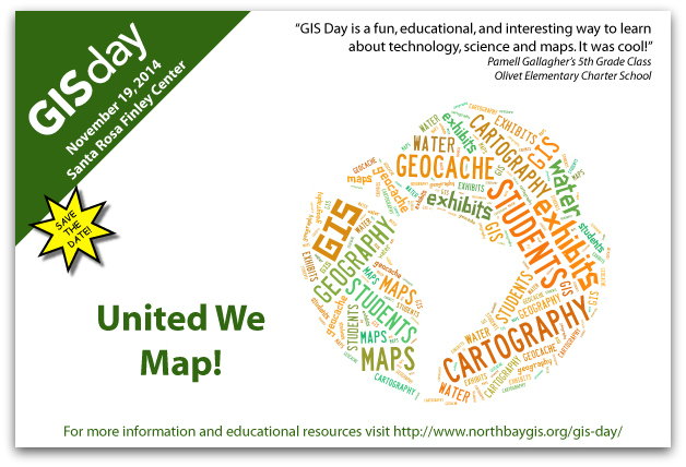 North Bay GIS Day Save the Date card